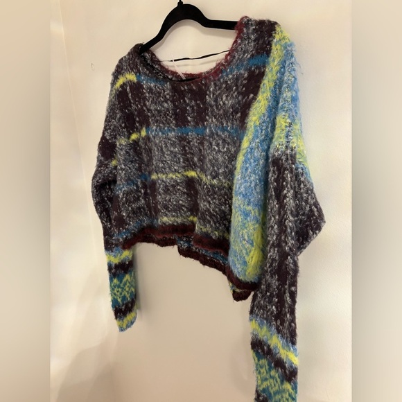 Free People Cropped Relaxed Fit Emerson Sweater NWT - Picture 11 of 13